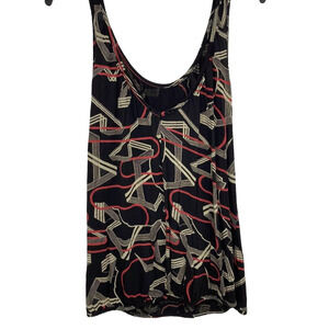 DIESEL Women Tank Sleeveless Print Wool Blend Multicolor Size Medium A000629
